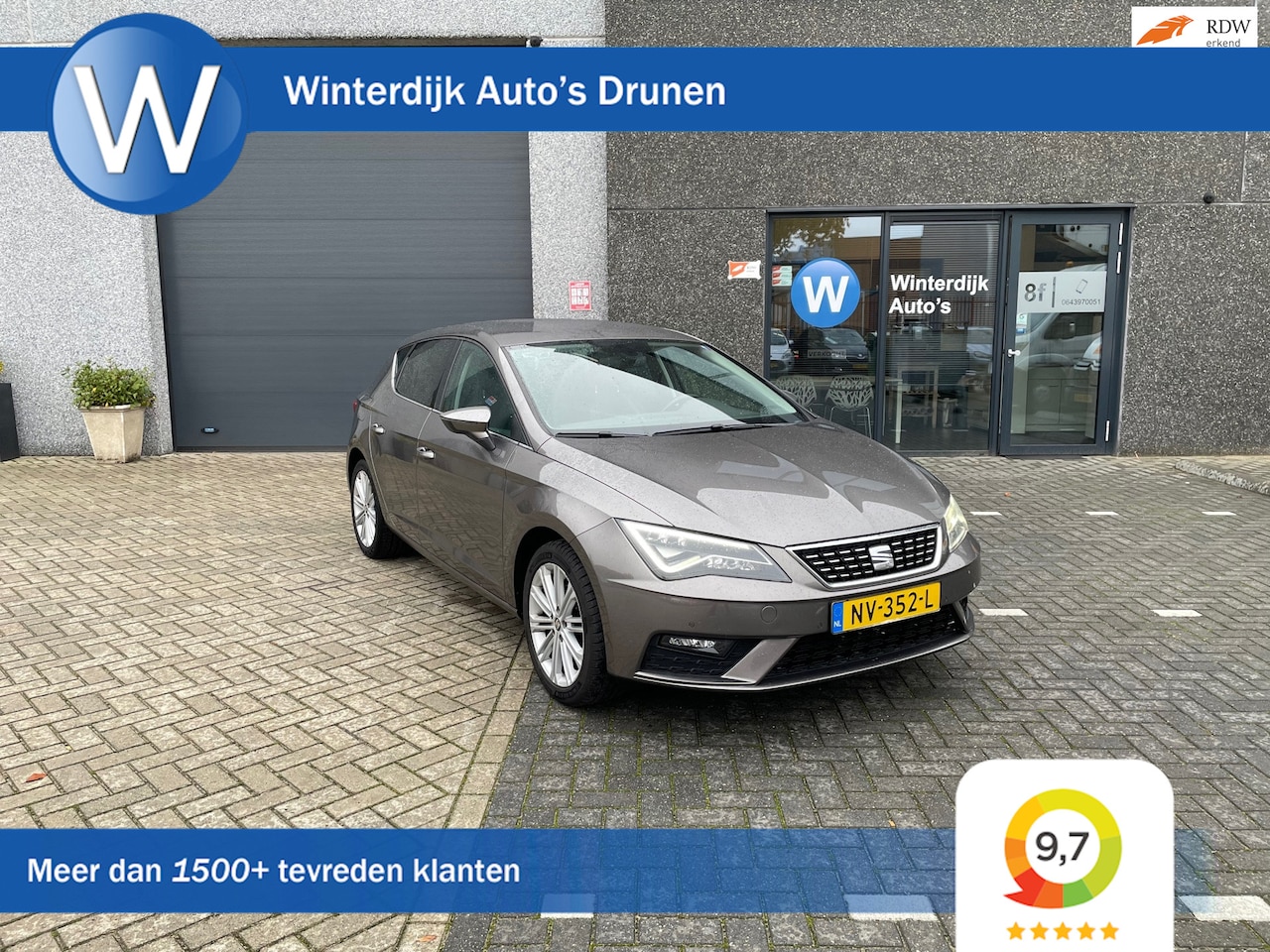 Seat Leon - 1.4 EcoTSI Xcellence Carplay! Clima! Cruise! Nap! - AutoWereld.nl