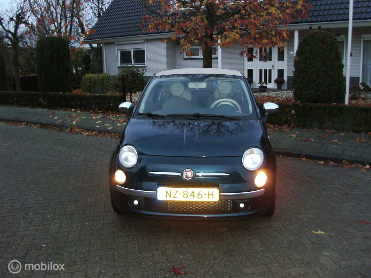 Fiat 500 C - 1.2 Lounge cabriobj 2013 125455km nap boekjes - AutoWereld.nl