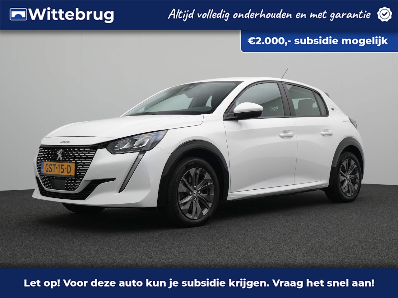 Peugeot e-208 - EV Active Pack 50 kWh 5 deurs Automaat | Climate Control | Navigatie by App | 3 Fase lader - AutoWereld.nl