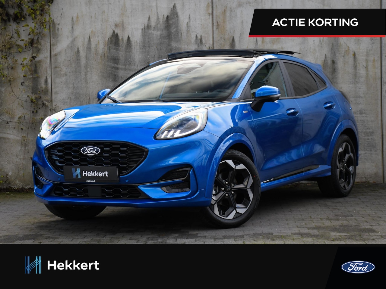 Ford Puma - ST-Line X 1.0 EcoBoost Hybrid 125pk SCHUIF-DAK | 18''LM | WINTER PACK | B&O | DRIVER ASSIS - AutoWereld.nl