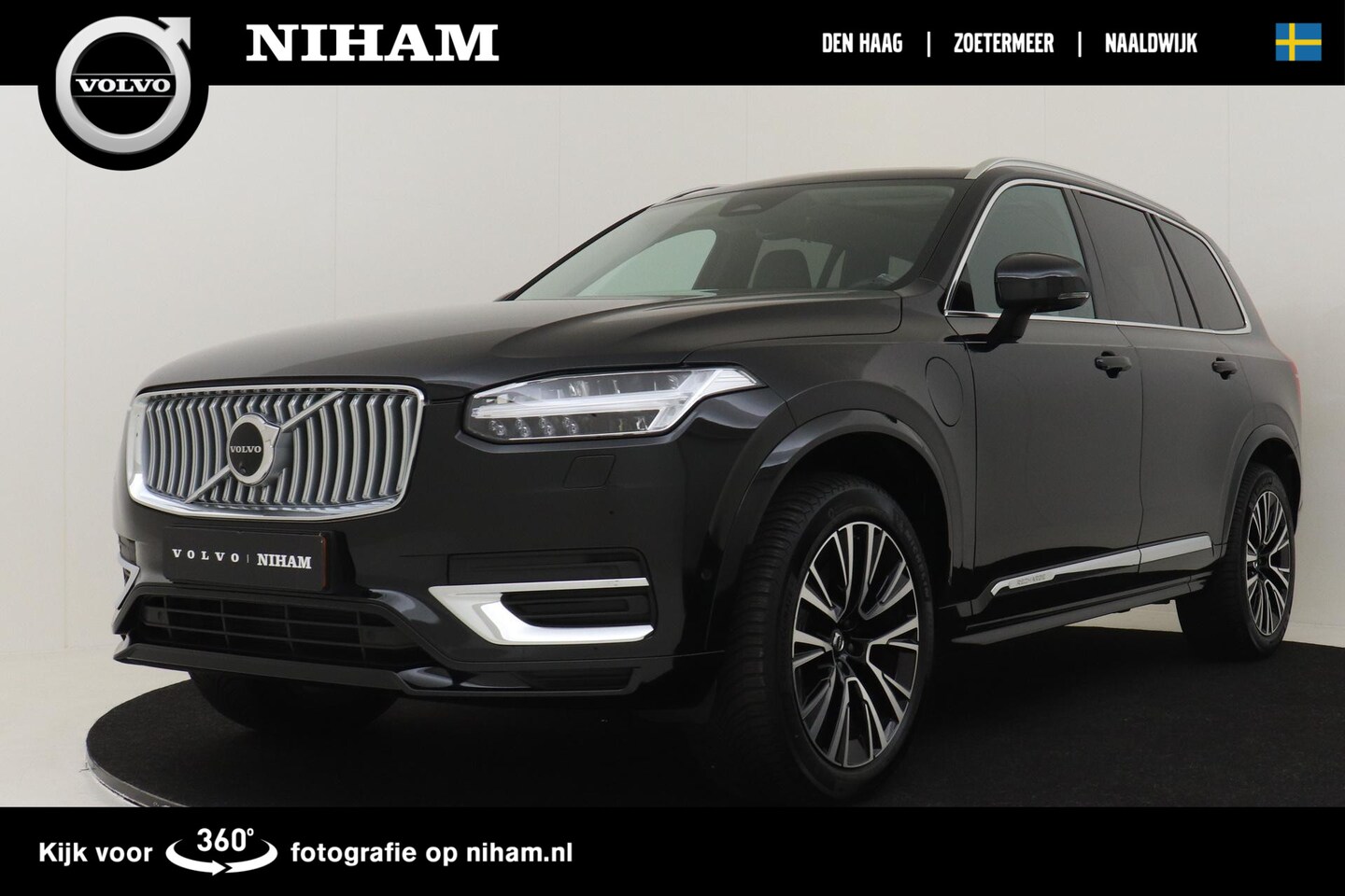 Volvo XC90 - T8 RECHARGE AWD ULTIMATE BRIGHT -PANO.DAK|HK-AUDIO|POWER-SEATS|TREKHAAK|360°CAM|ADAP.LED - AutoWereld.nl