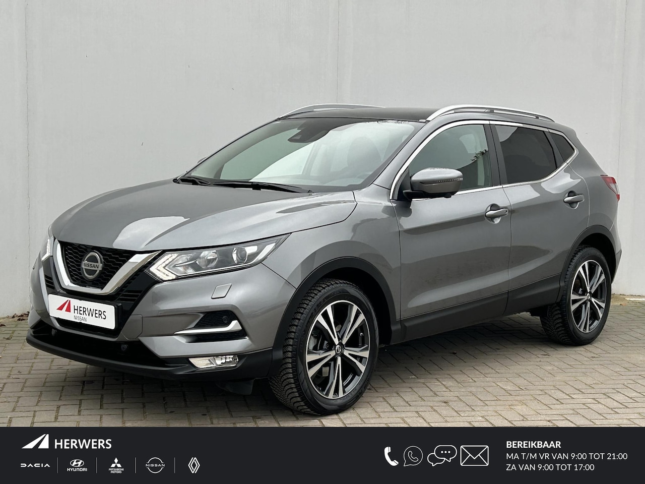 Nissan Qashqai - 1.3 DIG-T 160PK N-Connecta Automaat / Afneembare trekhaak (1.500KG) / Panoramadak / Naviga - AutoWereld.nl