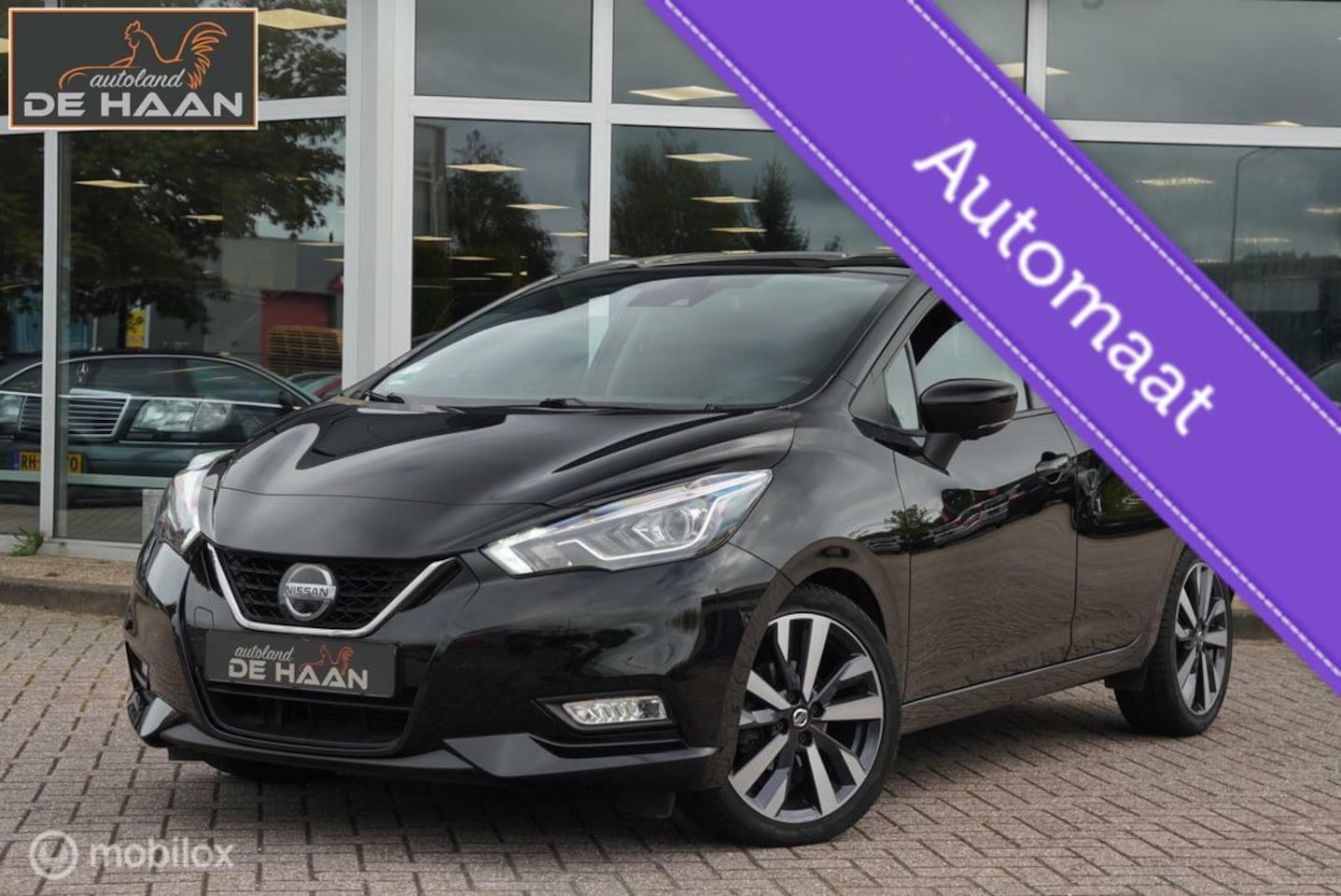 Nissan Micra - 1.0 IG-T AUTOMAAT Tekna NAVI 17 INCH 360 CAMERA STOELVERW - AutoWereld.nl