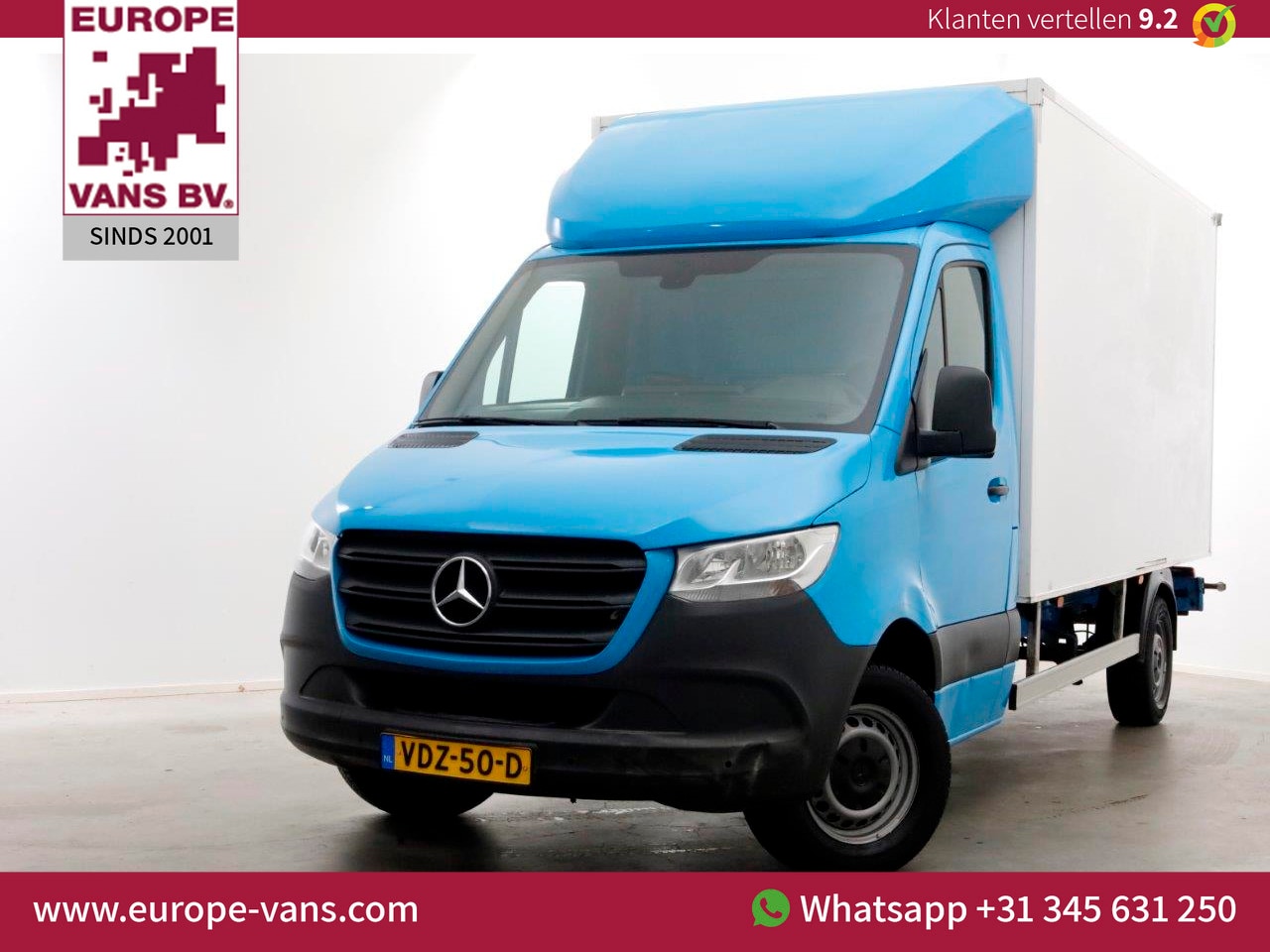 Mercedes-Benz Sprinter - 314 CDI 143pk E6 RWD 7G Automaat Bakwagen met achterdeuren Airco 01-2020 - AutoWereld.nl