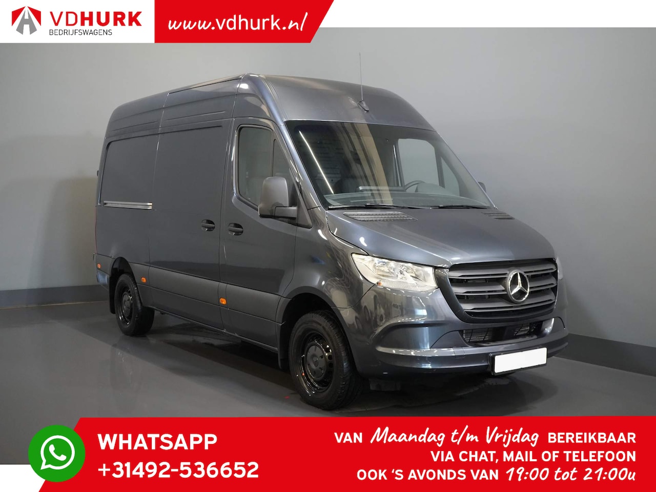 Mercedes-Benz Sprinter - 317 CDI L2H2 Aut. 3.5t Trekverm./ 10,25" MBUX/ Stoelverw./ Carplay/ Camera/ Trekhaak/ Crui - AutoWereld.nl