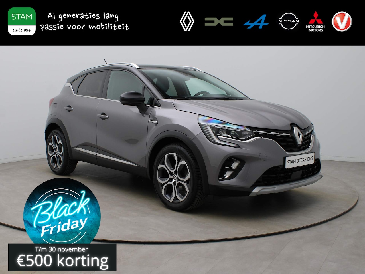 Renault Captur - TCe 140pk Intens EDC/AUTOMAAT Camera | Climate | Navi | Parksens. v+a | Stoel -/ Stuur ver - AutoWereld.nl