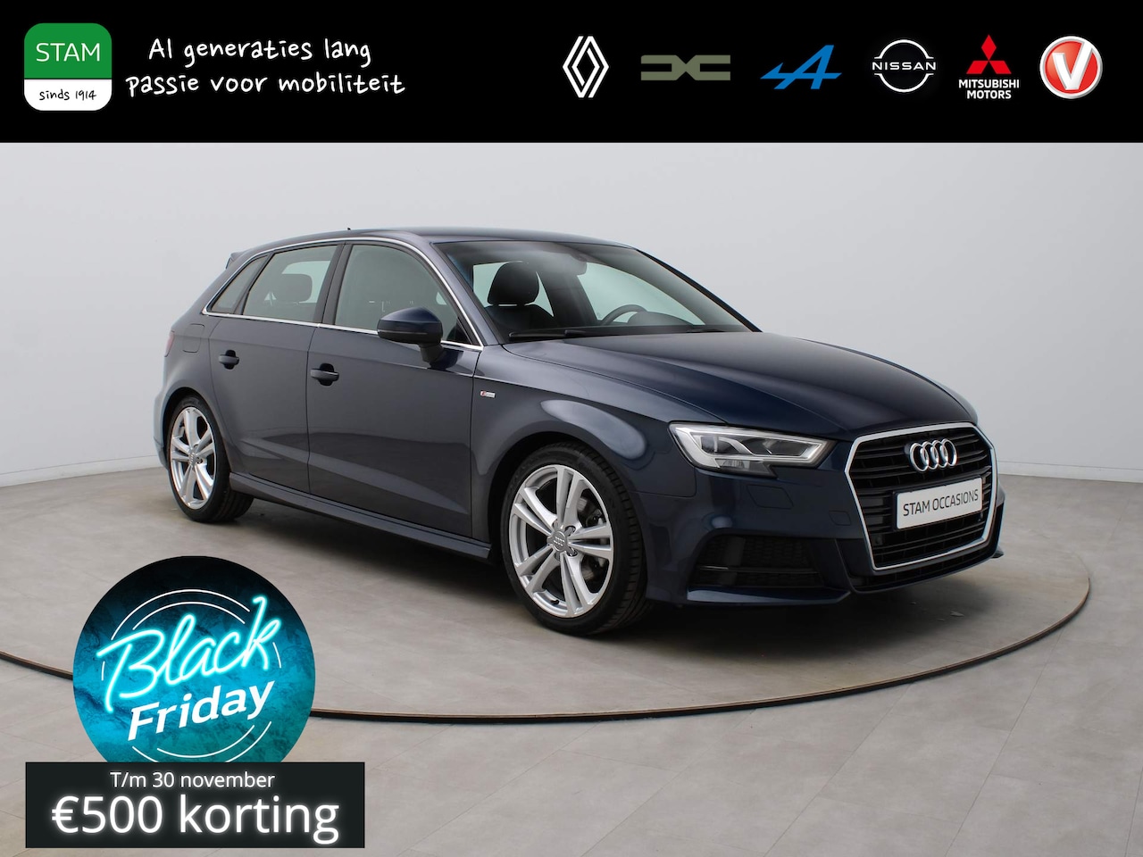 Audi A3 Sportback - 150pk 35 TFSI CoD Advance Sport S-Tronic/AUTOMAAT Carplay | Climate | Navi | Parksens. v+a - AutoWereld.nl