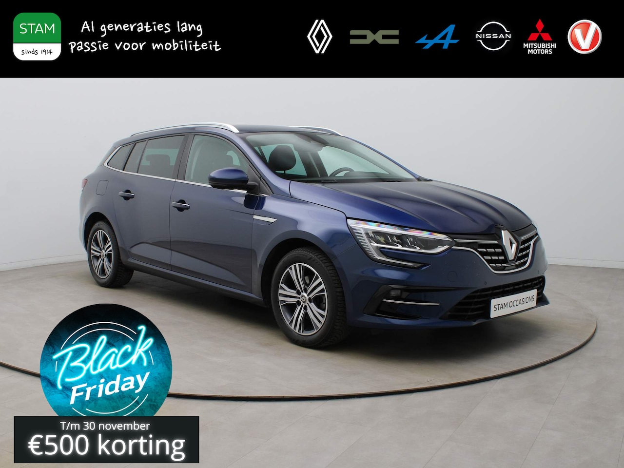 Renault Mégane Estate - TCe 140pk Intens Climate | Navi | Parksens. v+a | Trekhaak - AutoWereld.nl