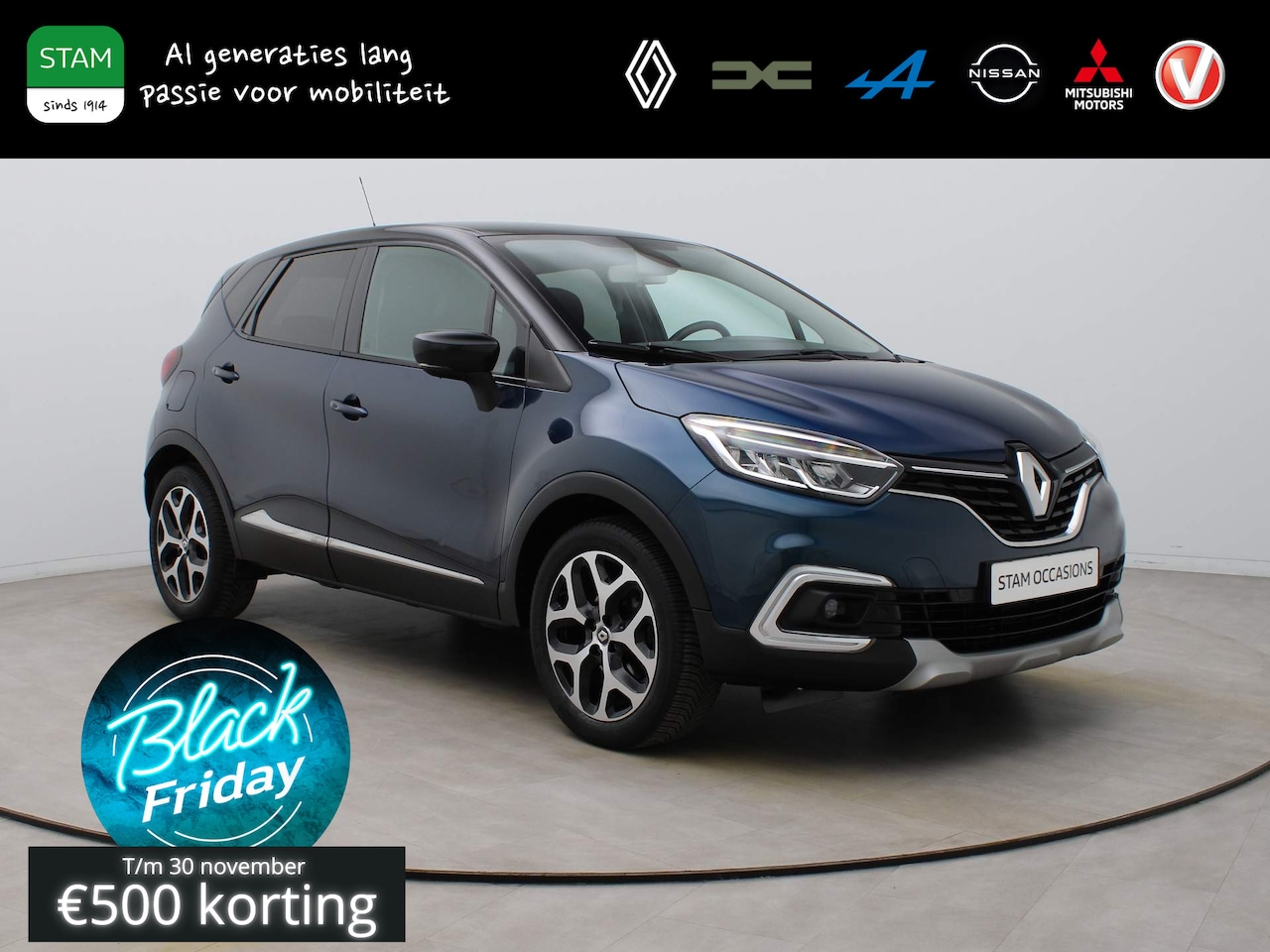 Renault Captur - TCe 150pk Intens EDC/AUTOMAAT Camera | Climate | Navi | Parksens. v+a - AutoWereld.nl