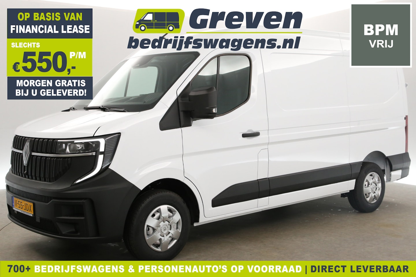 Renault Master - T35 2.0 dCi L2H2 NIEUW | BPM Vrij | Airco Cruise Camera Carplay Navi 3 Persoons LED PDC - AutoWereld.nl