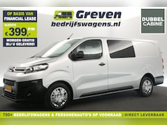 Citroën Jumpy - 2.0 BlueHDI L3H1 Marge | Dubbele Cabine | 5 Persoons | Airco Carplay Cruise Navi PDC Elekt