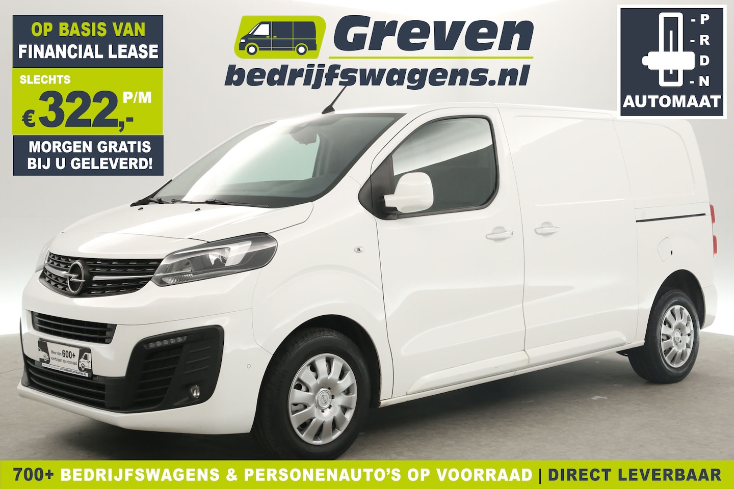 Opel Vivaro - 2.0 CDTI L2H1 Automaat 360Camera Airco Cruise Carplay 2xSchuifdeur PDC 3 Persoons LED Elek - AutoWereld.nl