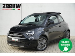 Fiat 500e - Cabrio Icon 42KWH | Navi | Carplay | Clima | 16"