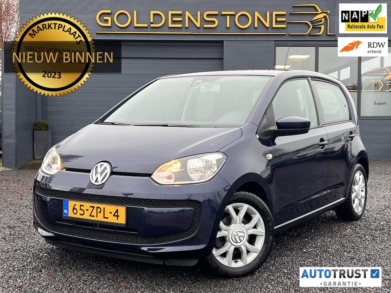 Volkswagen Up! - 1.0 move up! BlueMotion 1e Eigenaar,Airco,Cruise,PDC,N.A.P,APK tot 01-2025 - AutoWereld.nl