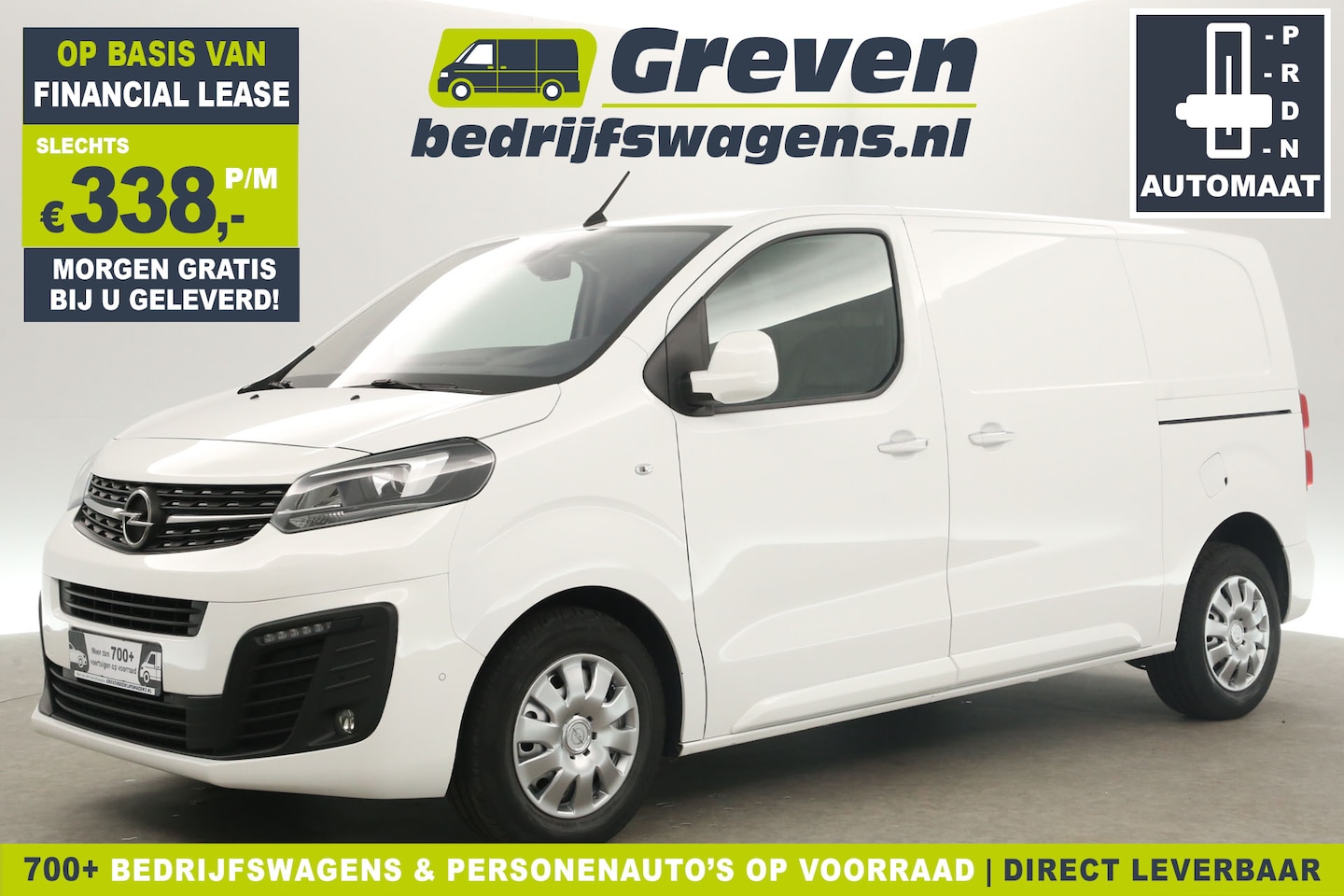 Opel Vivaro - 2.0 CDTI L2H1 Automaat Airco Camera Cruise Carplay 2xSchuifdeur PDC 3 Persoons Elektrpakke - AutoWereld.nl