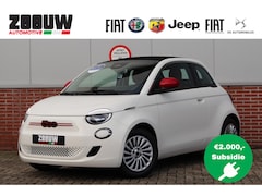 Fiat 500 - Cabrio | 42 kWh | Red by Red | 16" | Carplay | Clima | PDC