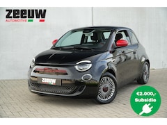 Fiat 500e - RED 42 kWh | Navi | Carplay | Keyless | 16"