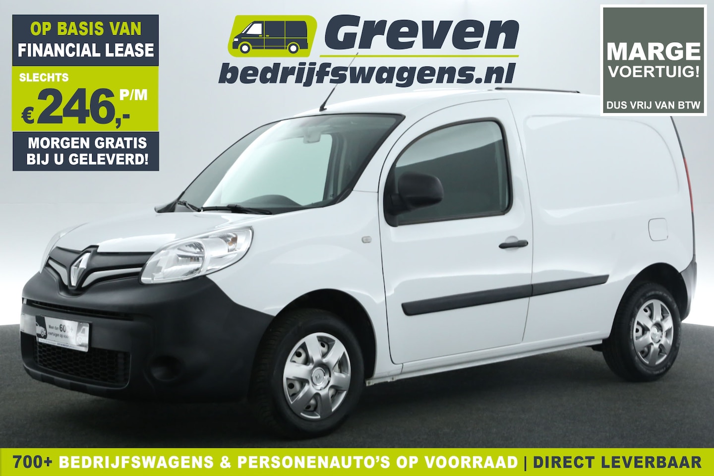 Renault Kangoo - 1.2 TCe L1H1 Marge l Benzine Airco Parkeersensoren Elektrpakket Schuifdeur - AutoWereld.nl