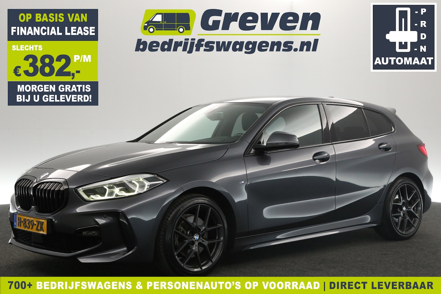 BMW 1-serie - 118i M Sport 141PK Automaat Sfeer Carplay LED Navi Clima Virtual PDC 18"LMV - AutoWereld.nl