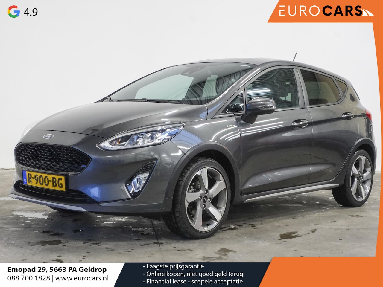 Ford Fiesta - 1.0 EcoBoost 100pk Active | Navigatie | Airco | Parkeer sensoren | Extra getint glas | Sto - AutoWereld.nl