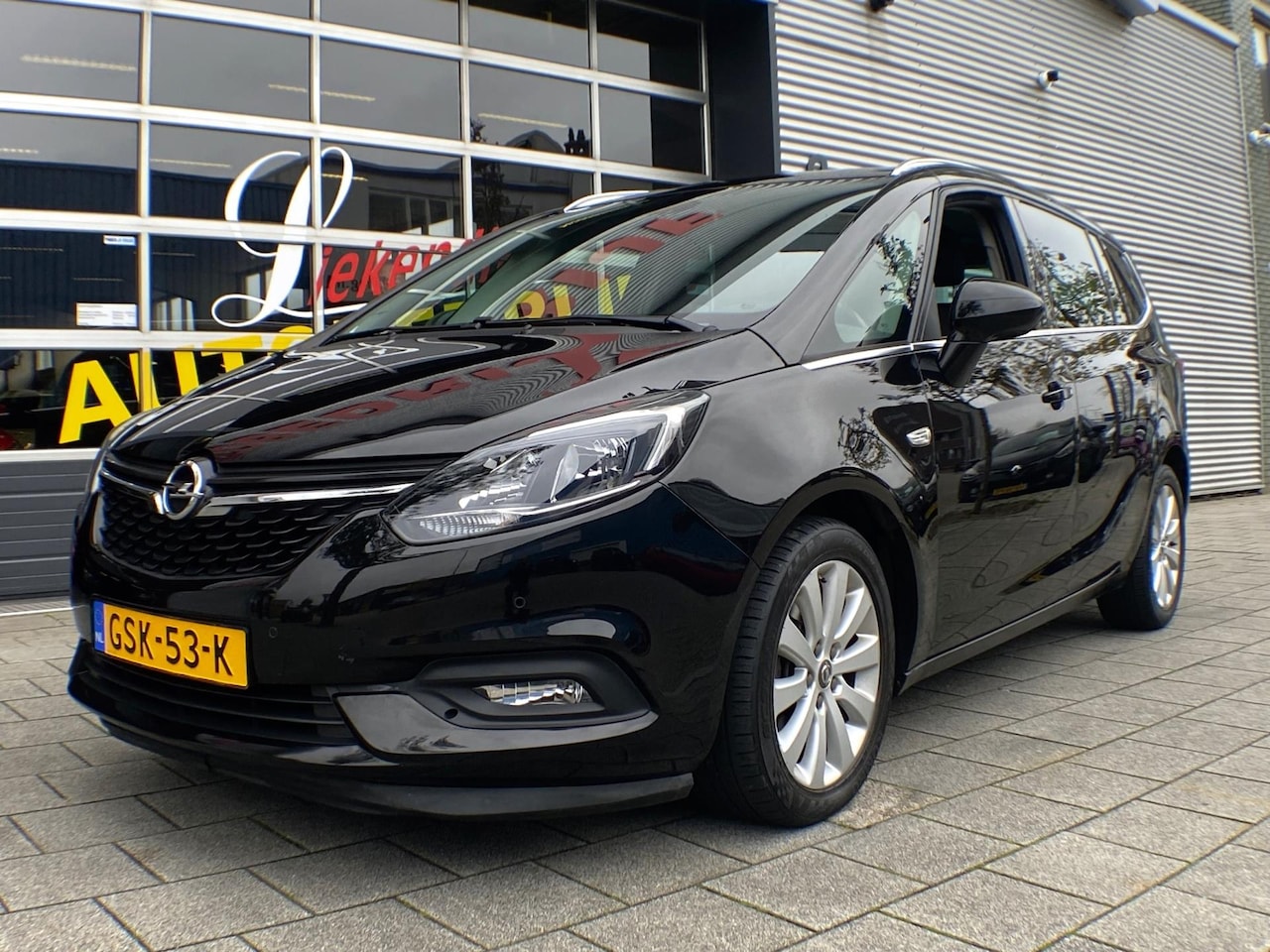 Opel Zafira - 1.6 Turbo Edition 7 Pers. - Navigatie I Airco LED I PDC / Achteruitrij camera I Trekhaak I - AutoWereld.nl