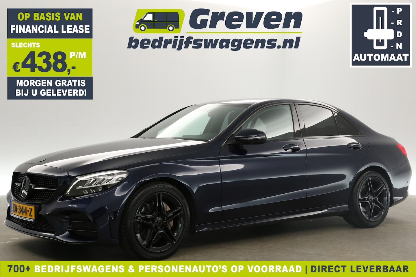 Mercedes-Benz C-klasse - Business Solution AMG Night-pakket Automaat 360Camera Clima Carplay Virtual LED Navi Cruis - AutoWereld.nl