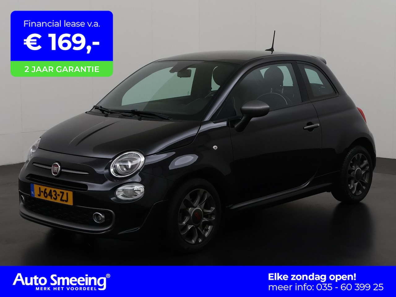 Fiat 500 - 1.0 Hybrid Star | Apple/Android Carplay | Parkeersensor | Lichtmetalen Velgen | Zondag Ope - AutoWereld.nl