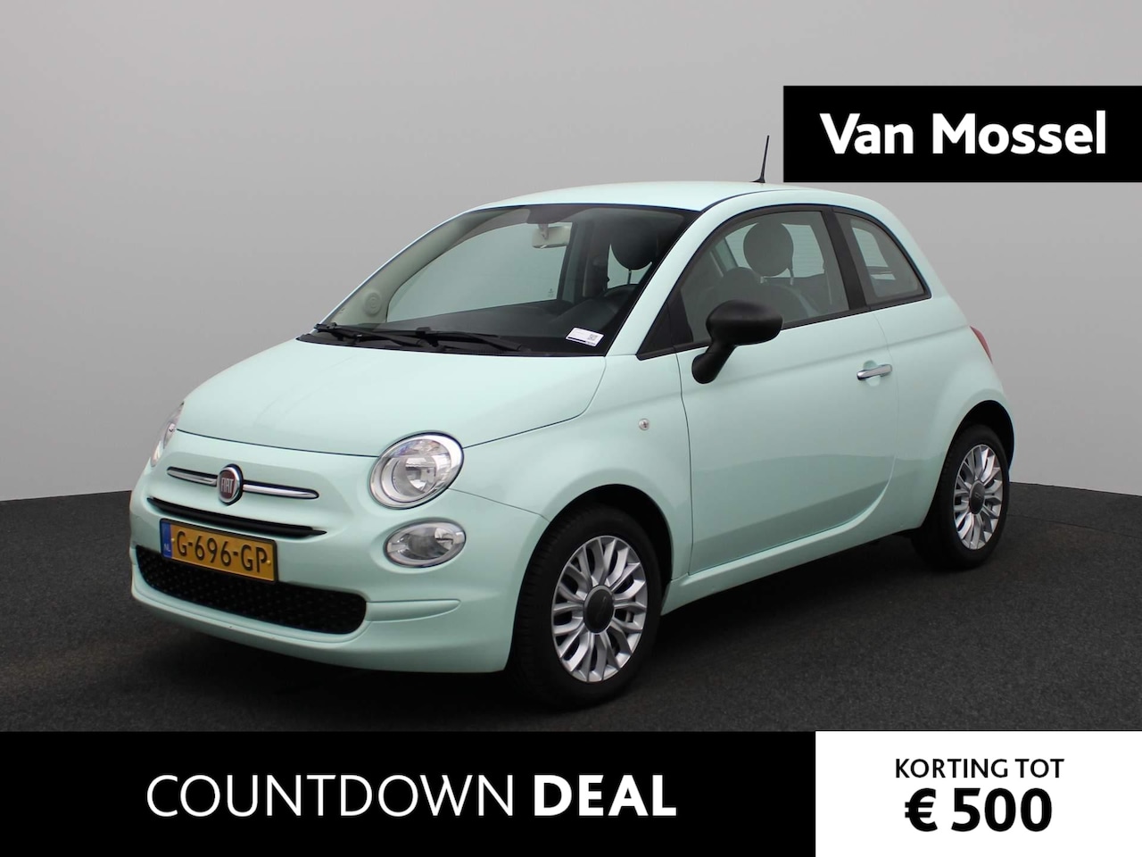 Fiat 500 - 0.9 TwinAir Turbo Young | NAV | Airco | LMV | - AutoWereld.nl