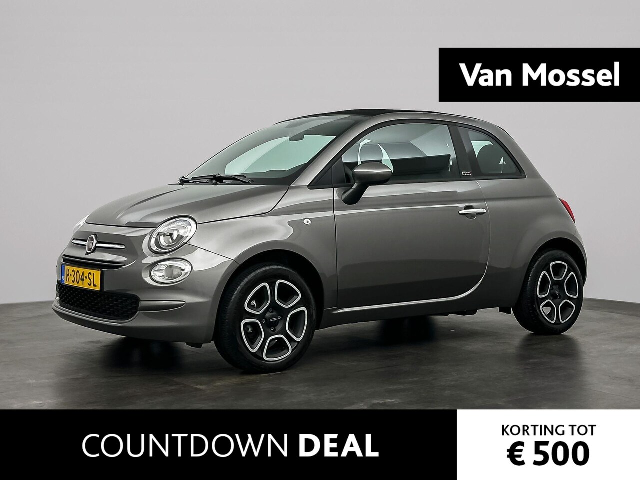 Fiat 500 C - 1.0 Hybrid Club | CarPlay | Airco | Cruise Control | PDC | - AutoWereld.nl