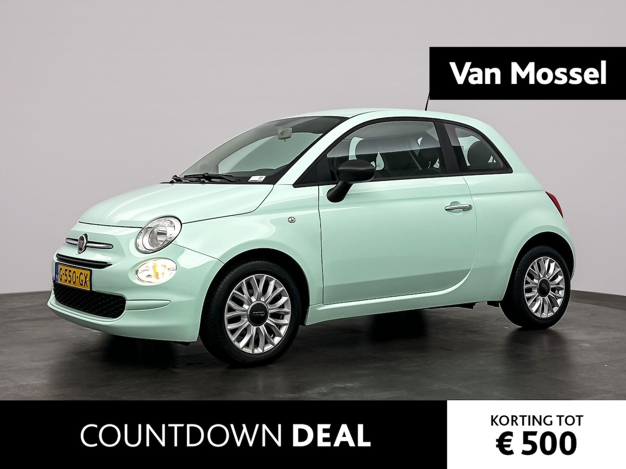 Fiat 500 - 0.9 TwinAir Turbo Young | Bluetooth | Airco | Cruise Control | LMV | - AutoWereld.nl