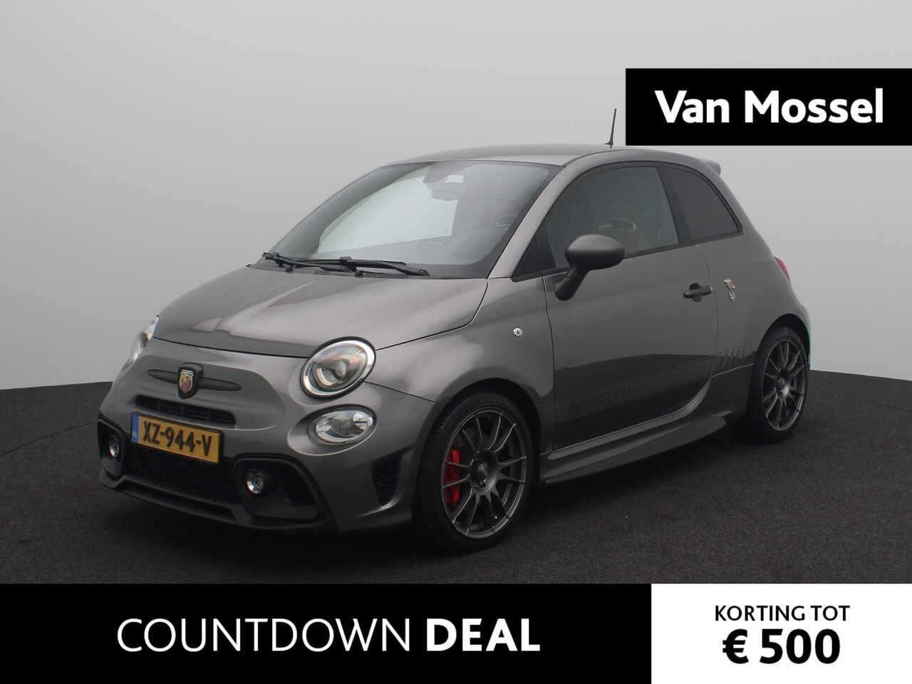 Fiat 500 Abarth - 1.4 T-Jet Competizione | Navigatie | Leder | 17'' OZ Velgen - AutoWereld.nl