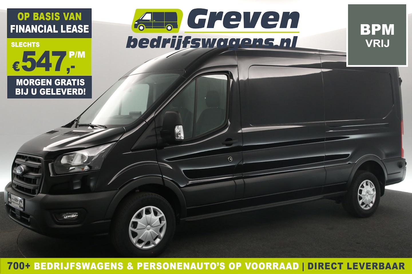 Ford Transit - L3H2 Trend 130PK | BPM Vrij | Airco Carplay Camera Cruise Navigatie PDC Trekhaak - AutoWereld.nl