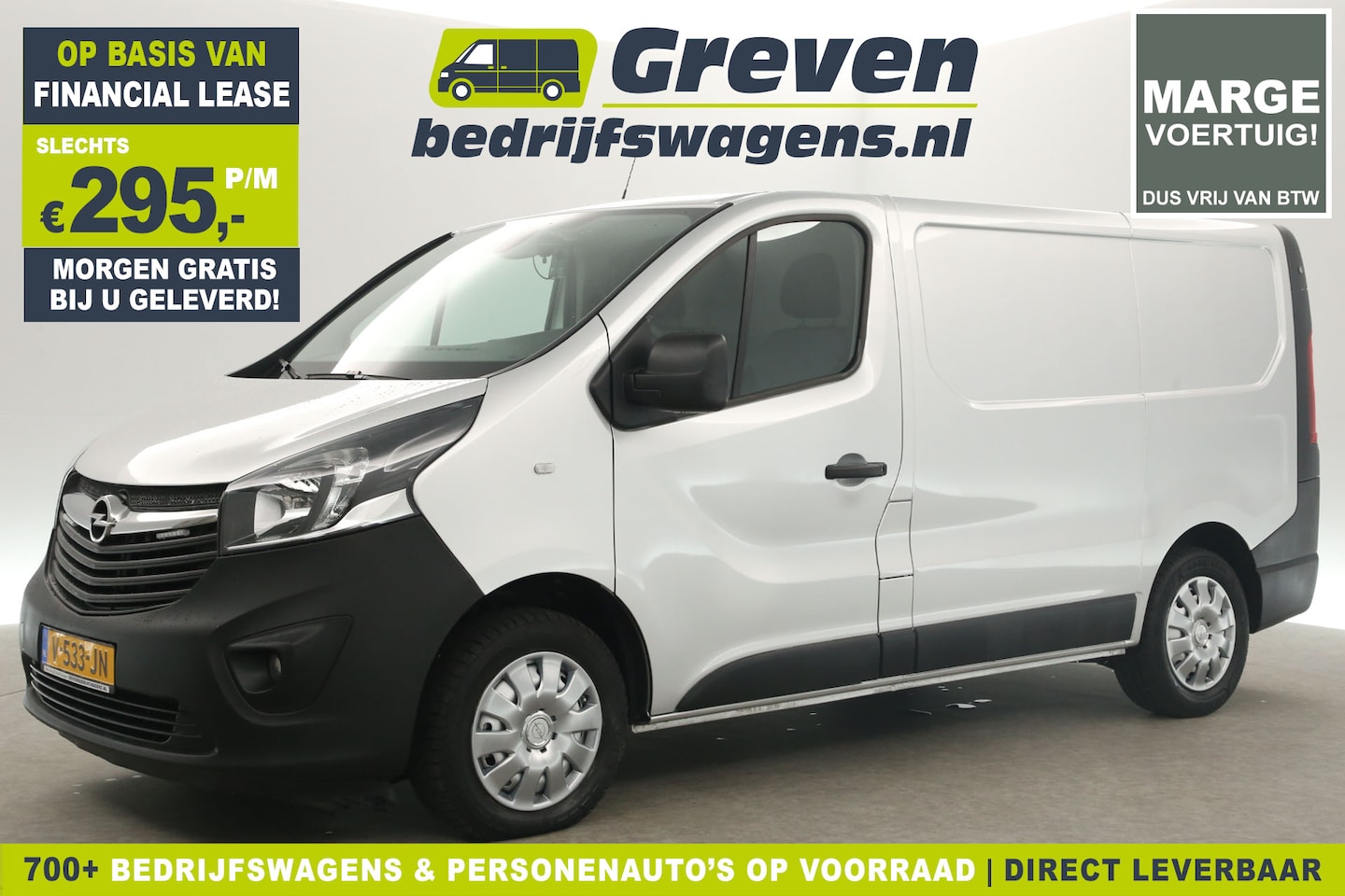 Opel Vivaro - 1.6 CDTI L1H1 Marge Airco Cruise Camera Navi Parkeersensoren LED Elektrpakket Schuifdeur - AutoWereld.nl