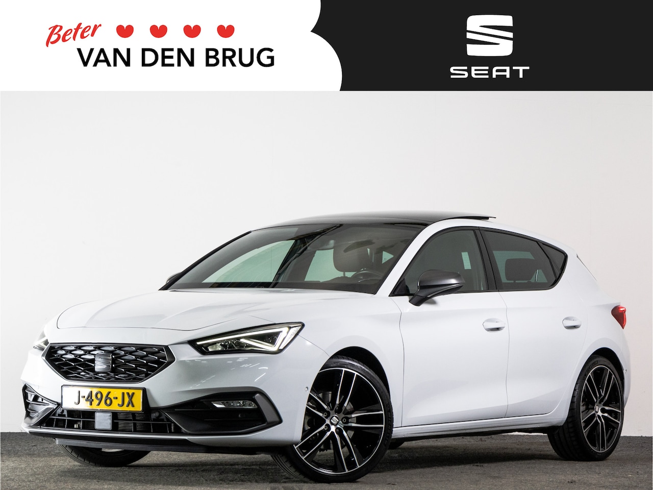 Seat Leon - 1.5 TSI 150pk AUTOMAAT FR Launch Edition | Trekhaak | Panoramadak | Stuur- & Stoelverwarmi - AutoWereld.nl