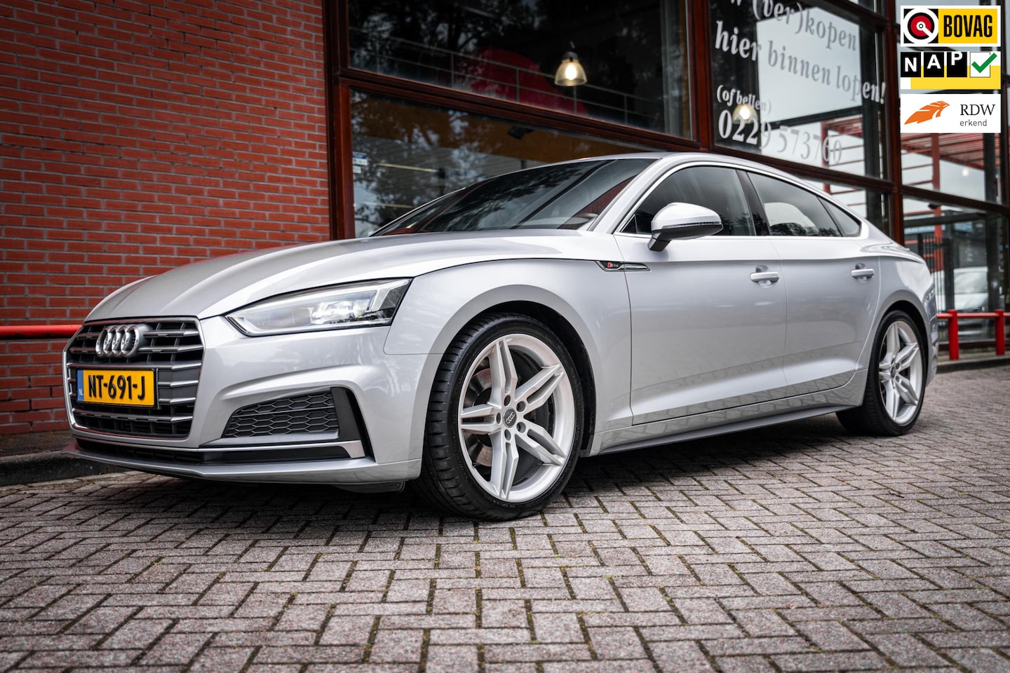 Audi A5 Sportback - 2.0 TFSI 190pk S-Line | LED | Trekhaak | Elek. achterklep | Leder | Virtual cockpit | - AutoWereld.nl