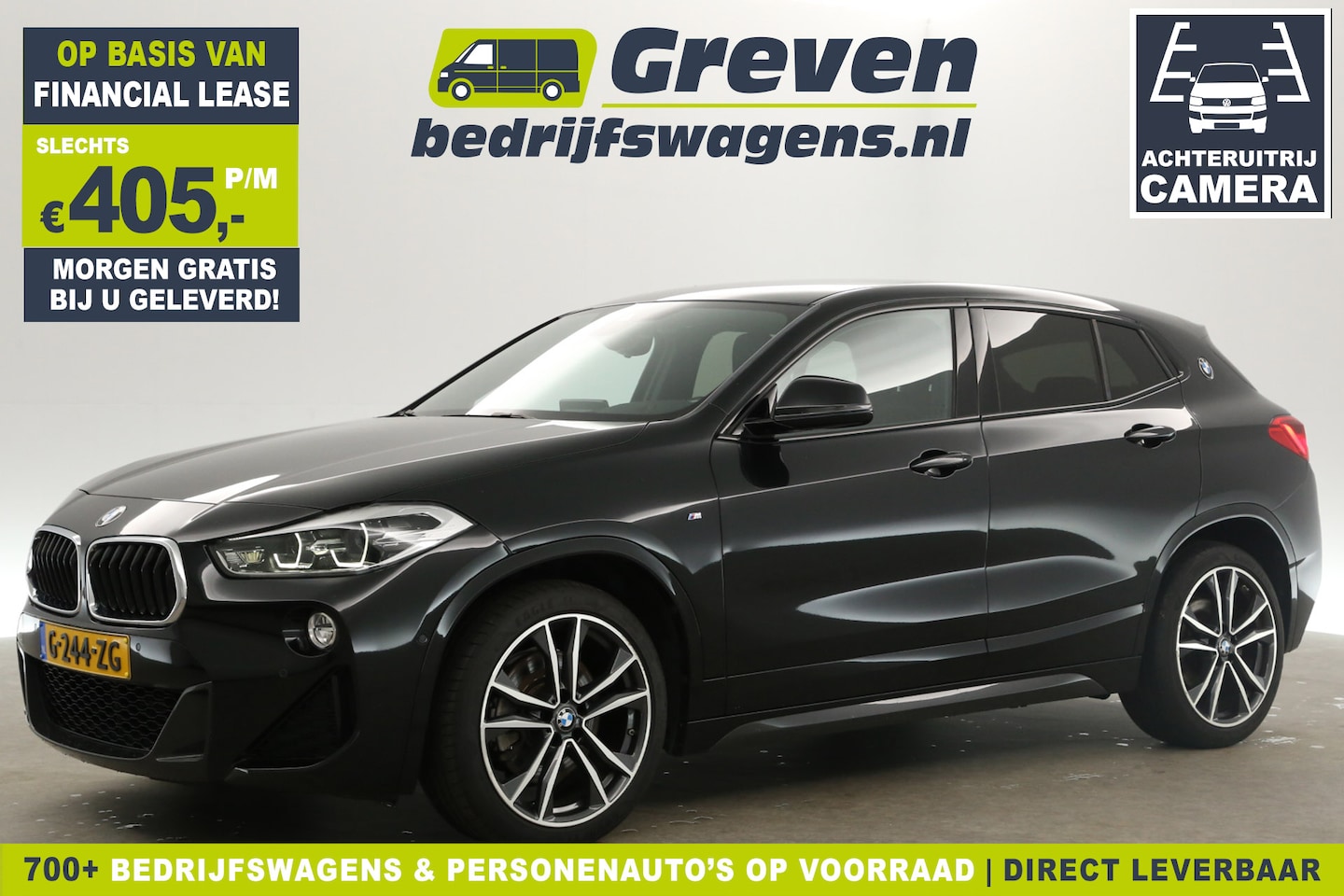 BMW X2 - sDrive20i M-Sport 192PK Automaat Sfeerverl. Camera Clima LED 19"LMV Navi PDC Leder Stoelve - AutoWereld.nl