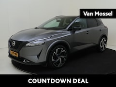 Nissan Qashqai - 1.3 MHEV Xtronic Tekna Plus | Automaat | Panorama-dak | Leder | 360 Camera | Stoelverwarmi