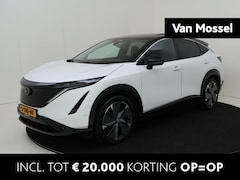 Nissan Ariya - Evolve 91 kWh | 20" LMV | Two-Tone | Leder/Alcantara | Stoelverwarming en -ventilatie | St