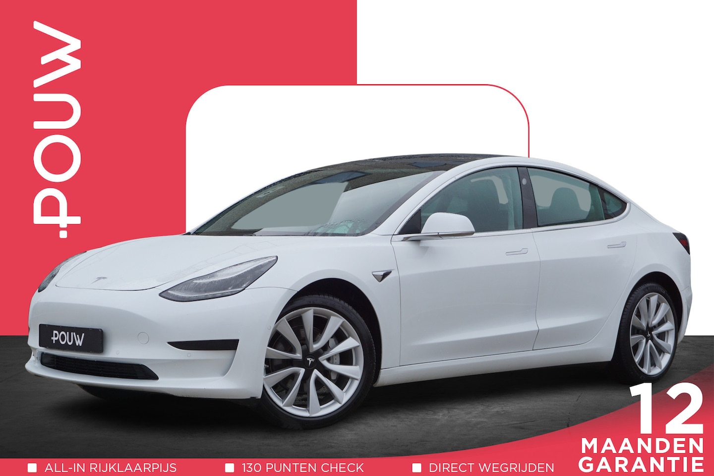 Tesla Model 3 - Standard 238pk RWD Plus 60 kWh | Stoelverwarming | Panoramadak | Adaptive Cruise - AutoWereld.nl