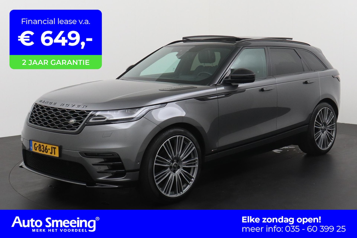 Land Rover Range Rover Velar - 2.0 I4 Turbo AWD HSE | Luchtvering | Panoramadak | 22" | HUD | Leder Zondag Open! - AutoWereld.nl