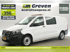 Mercedes-Benz Vito - 114 CDI Extra Lang Dubbele Cabine Automaat Airco Camera 6 Pers Cruise PDC Navi Sidebars Zw