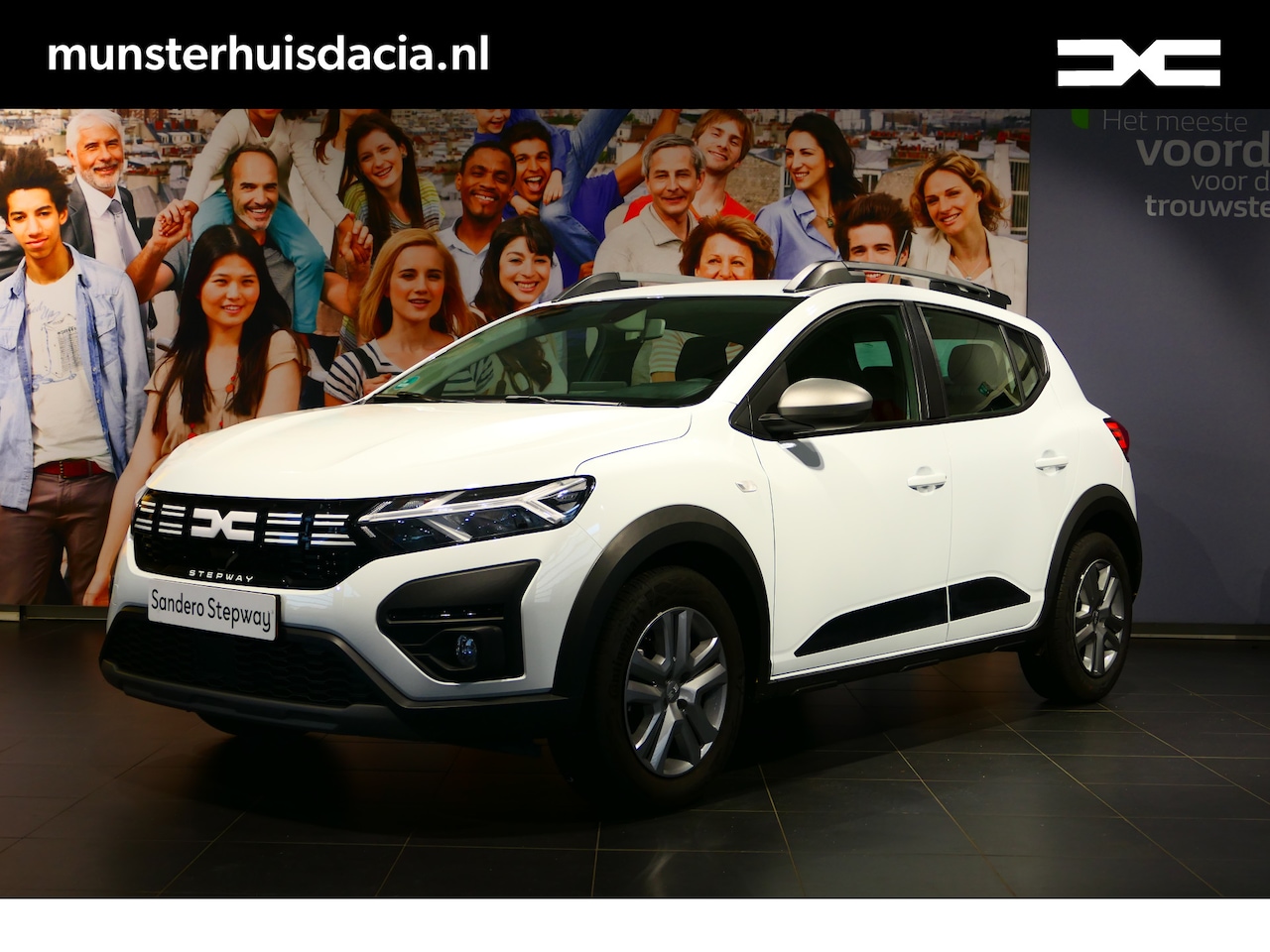 Dacia Sandero Stepway - 1.1 TCe 110 Expression - Navi, bluetooth, cruise, trekhaak - AutoWereld.nl