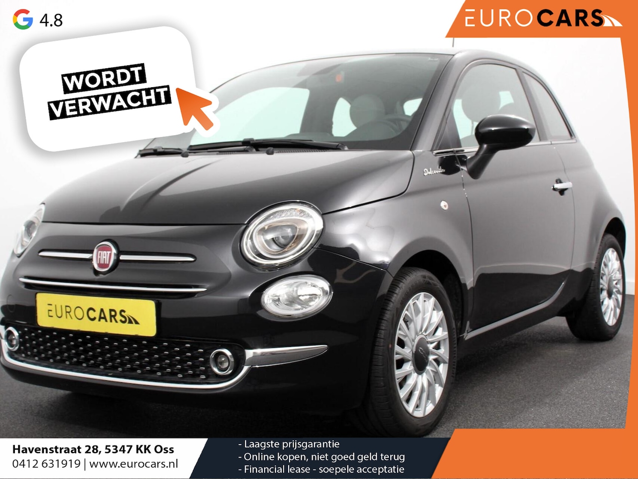 Fiat 500 - 1.0 Hybrid 69pk Dolcevita | Navigatie | Apple Carplay/Android Auto | Panoramadak | Parkeer - AutoWereld.nl