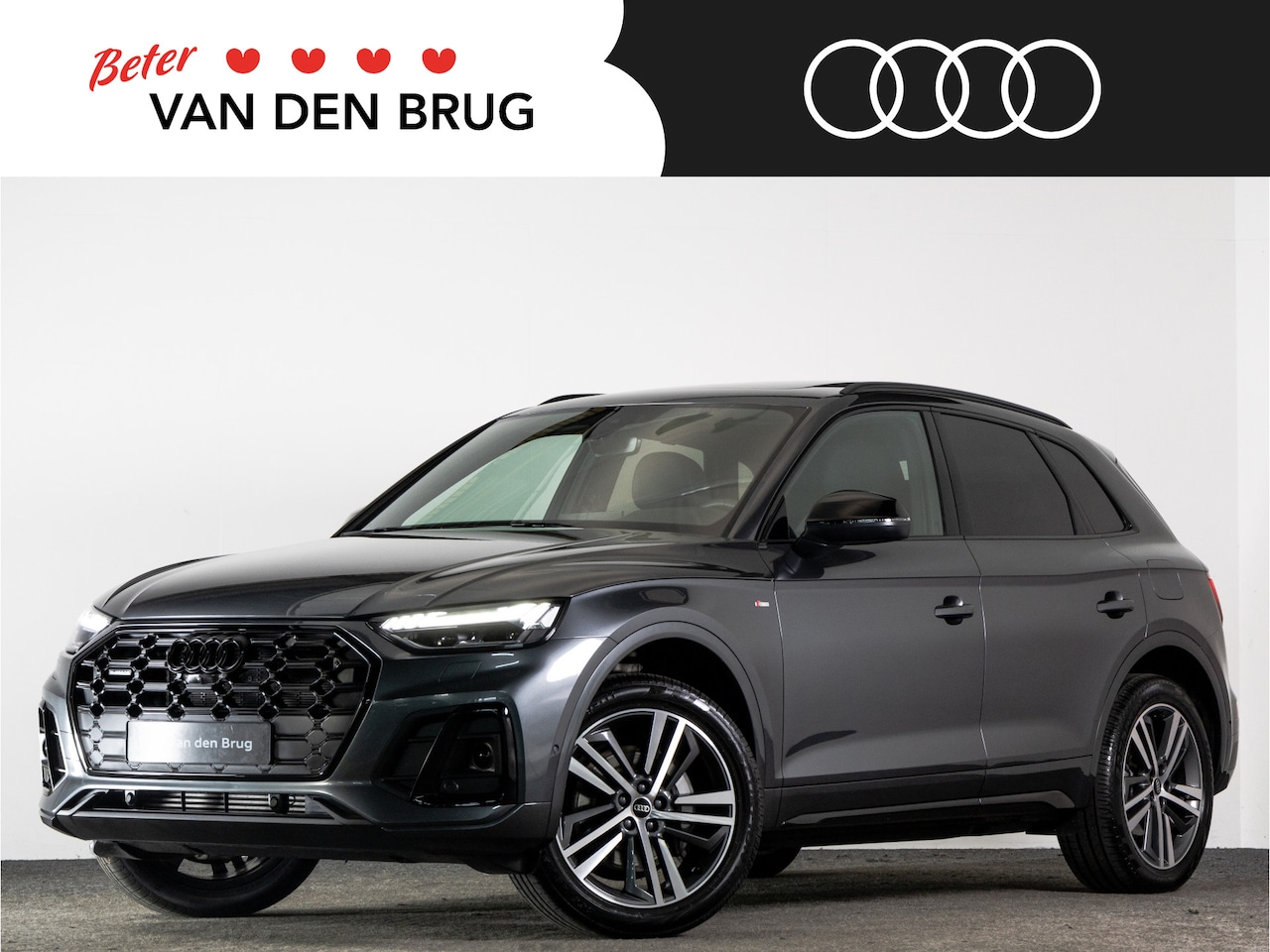 Audi Q5 - S-Line 50 TFSI e 299 PK QUATTRO | LED Matrix | Panoramadak | Trekhaak | 360 Camera | Side - AutoWereld.nl