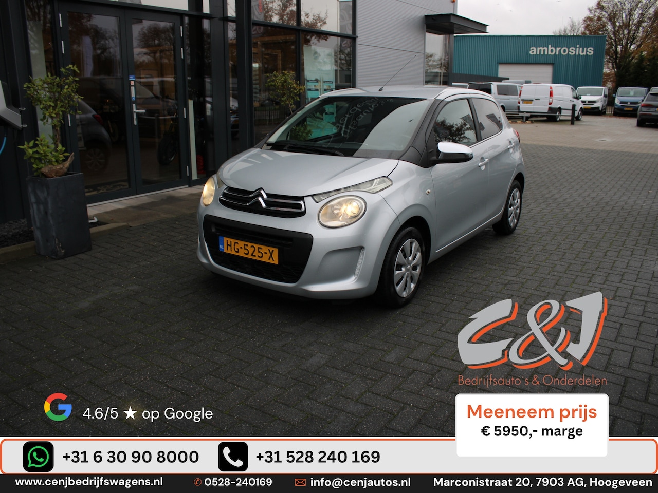 Citroën C1 - 1.0 e-VTi Style Edition luxe aico cruise apk 30-10-2025 - AutoWereld.nl