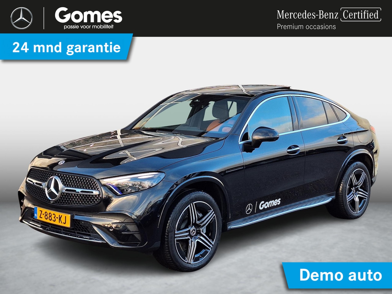 Mercedes-Benz GLC-klasse Coupé - 400e 4MATIC | Bruin/Zwart leder | Panoramadak | | 360º camera | Memory pakket | Digital li - AutoWereld.nl