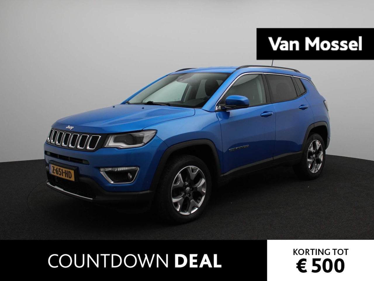 Jeep Compass - 1.4 MultiAir Limited 4x4 | Navigatie | Trekhaak | Camera| LM velgen - AutoWereld.nl