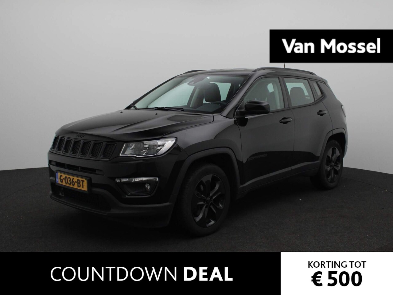 Jeep Compass - 1.4 MultiAir Night Eagle | Navigatie | Climate control | Camera | Cruise control - AutoWereld.nl