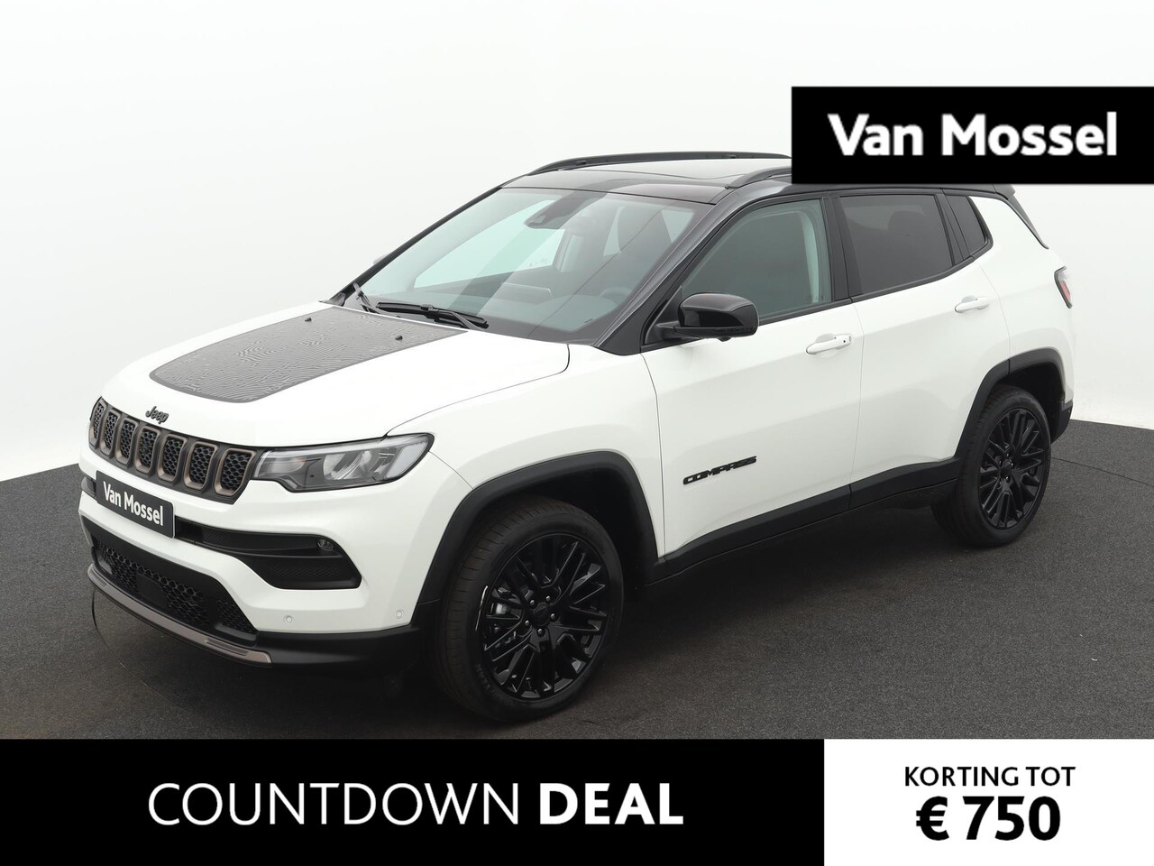 Jeep Compass - 1.5T e-Hybrid Upland | 19" Lichtmetalen velgen | Panoramadak | Automaat - AutoWereld.nl