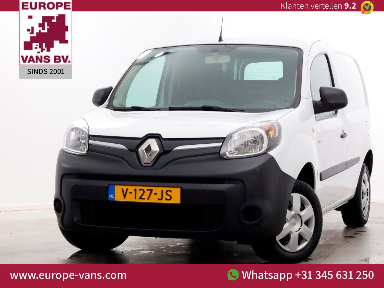 Renault Kangoo Express - Z.E. 100% Electrisch incl Accu 33kWh Airco/Navi - AutoWereld.nl